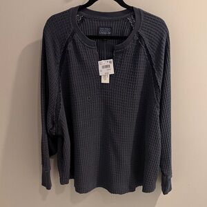 NWT AMERICAN EAGLE WAFFLE TOP